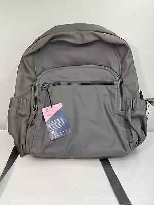 Vera Bradley Campus Backpack Adult Travel Laptop Bag Galaxy Gray $125 • $35