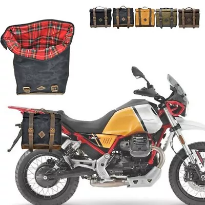 Set Bag Right Exmoto Black Stone 13/16lt With Frame Black Moto Guzzi V85 TT • $356.63