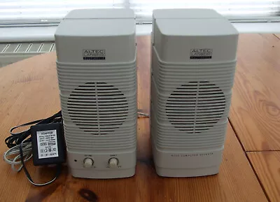 Altec Lansing Multimedia Computer Speaker System ACS5 & AC/DC Adaptor • £25