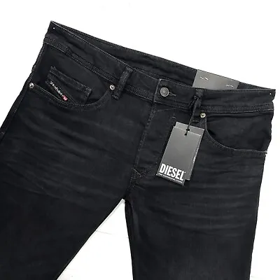 ⭐️ Mens Diesel Safado RB064 Regular Fit Straight Leg Stretch Denim Jeans W32 L32 • $160.55