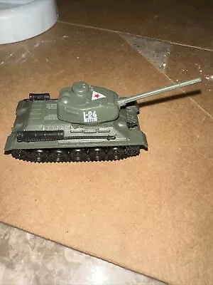 Zylmex Action Masters T413 T34 Military Tank Metal 1:87 China Green • $10.99