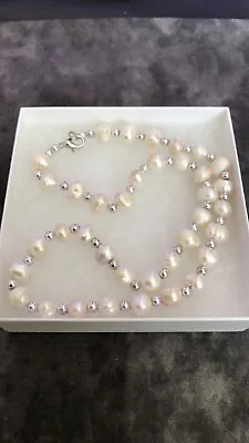 🌸Vintage Natural Freshwater Baroque Pearl Necklace • $49.99