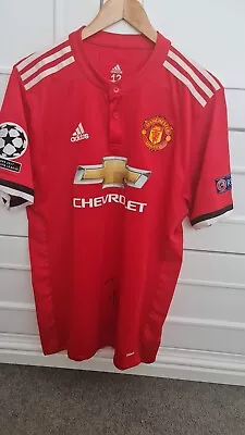 Man Utd Player Issue Shirt Signed By Juan Mata • £95