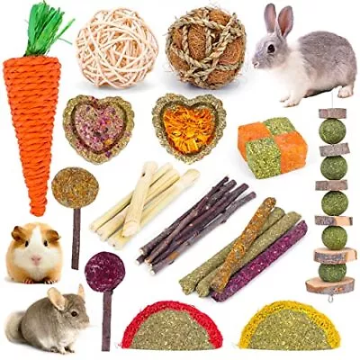 Rabbit Toys Bunny Toys For Rabbits Hamster Toys Guinea Pig Toys Natural • $15.03