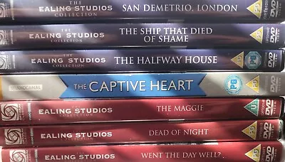 8x Ealing Studios Vintage Films (8xDVD Reg2)Pool Of London The Captive Heart +6 • £63.95