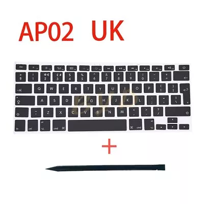 New UK Keyboard Cap Keys For Pro 13  15  17  A1278 A1286 A1297 AP02 Type • $11.02