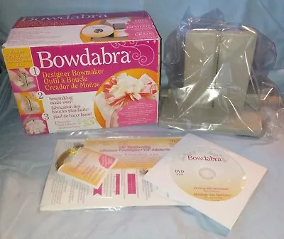 2006 BOWDABRA Designer BOW MAKER Ribbon CRAFT Tool Ever Used ? ESTATE Complete • $19.99