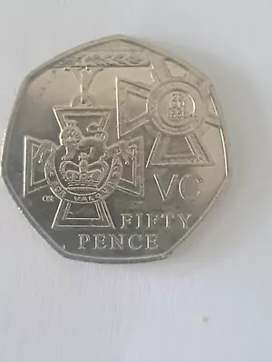 BRITISH  2006 50p Fifty Pence Coin - VC Victoria Cross  • £1.99