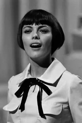 Mireille Mathieu During The Recording Of A Television Show In Paris- Old Photo 7 • $5.46