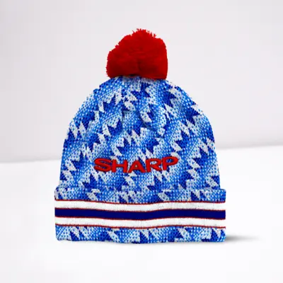 Manchester United 1990 'SHARP' Away Kit Bobble Hat • £18