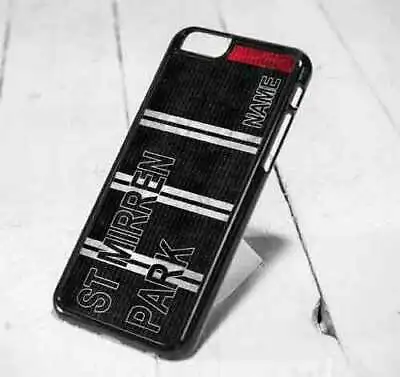 St Mirren Personalised Phone Case - Bar Scarf Style - Hard Plastic Case • £7.95