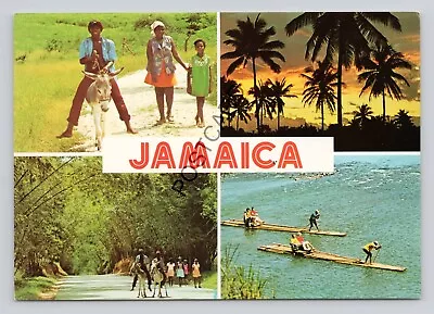 Postcard (S13) West Indies Jamaica Multi View • £5.99