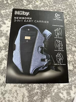 Nuby Baby Carrier Newborn 3 In 1  • £15