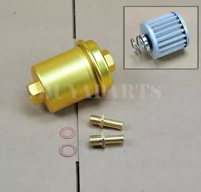 Universal Auto Jdm Vip High Volume Pressure Micro Mesh Fuel Filter 200psi Gold • $32.19