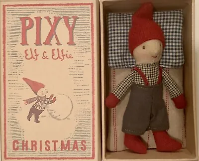 2021 Maileg Christmas Pixy Pixie Boy Elf - New In Matchbox • $70.99