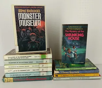 Alfred Hitchcock 3 Investigators Mystery+Monster Museum~Lot 12 HC/PB~R Arthur • $104.95