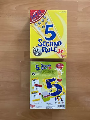 5 Second Rule Junior Board Game - All Contents Are Brand New - Complete • $20