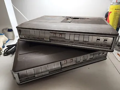 Lot Of 2 Ampex Micro 70 Vintage Portable Cassette Player Recorder • $70