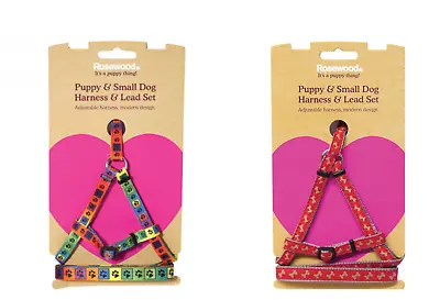 Rosewood Wag N Walk Puppy Sml Dog Extra Small Harness XS Set - NQP • £3.99