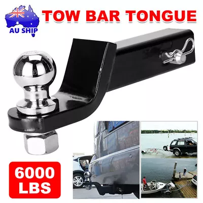 $31.45 • Buy 6000LBS Tow Bar Tongue Towbar Hitch Tow Ball Mount Caravan 4x4 4WD Car Trailer