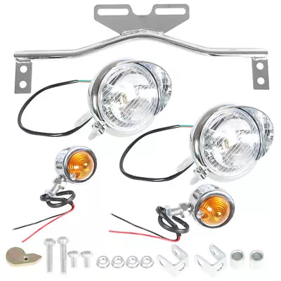 For Honda Driving Spot Fog Light Bar W/ Bracket Turn Signal Motorcycle • $37.39