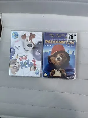 2 X Brand New Dvds (Paddington And The Secret Life Of Pets 2 • £2