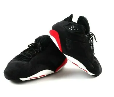 £22.99 • Buy Aj 6 Retro Unisex Foam Novelty Trainer Black Sneakers Slippers Snug Slipper