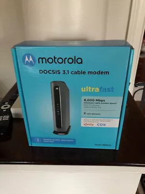 Motorola MB8600 DOCSIS 3.1 Cable Modem Brand New/Sealed • $1
