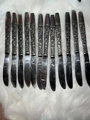 MARBELLA Stainless Steel Flatware 12 Piece Lot Of Butter Knives Taiwan • $39.77