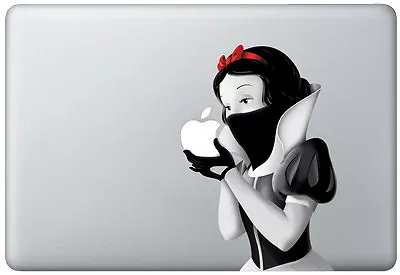 $6.95 • Buy D132 Snow White's Revenge Eating Apple Macbook Decal Fits 11 Inch