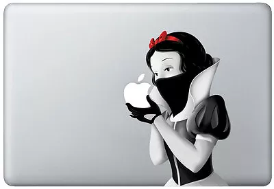 $9.95 • Buy D132 Snow White's Revenge Eating Apple Macbook Decal Fits 13 Inch