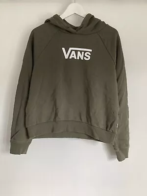 Vans Dark Green/khaki Women’s Hoodie S • £14.99