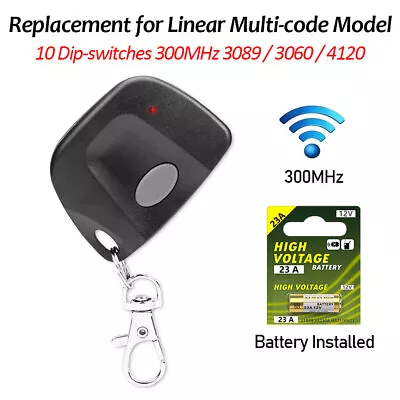 2-Pc Multi-Code 3089 MultiCode 308911 Linear MCS308911 Garage Gate Remote 300mhz • $16.28