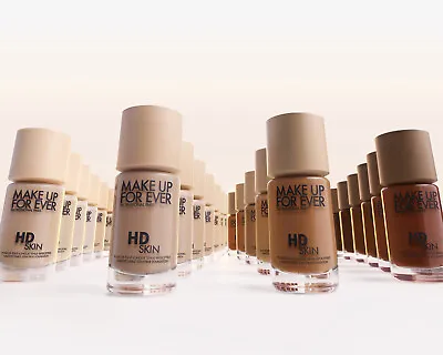 MAKE UP FOR EVER HD SKIN UNDETECTABLE STAY-TRUE FOUNDATION ~ 1oz ~ CHOOSE COLOR • $28