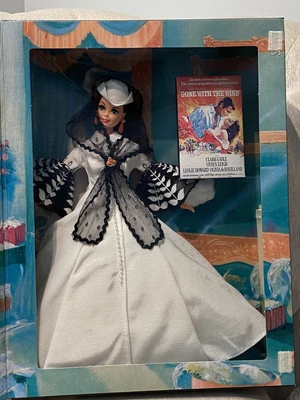 $105.38 • Buy Barbie Doll Scarlett O’Hara Black White Dress Gone With The Wind Rhett Butler