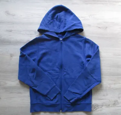 HANNA ANDERSSON Boy Girl Survivor Jacket 130 Hoodie Sweatshirt Blue 7 8 FREESHIP • $26