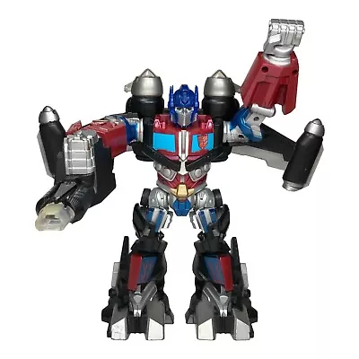 Optimus Prime Mega Power Bot Transformers Electronic Talking Toy Tested 12” 2008 • $11.99