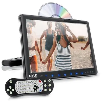 Pyle PLHRDVD904 Car Headrest Mount DVD Player Video Display Monitor 9.4’’’ • $103.99