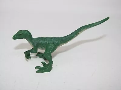 Jurassic World Mini Action Dinos Velociraptor Green Charlie Mattel 3  • $8.73