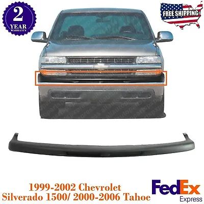 Front Bumper Upper Cover For  1999-2002 Silverado 1500 /00-06 Tahoe Suburban • $89.69