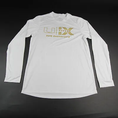 Miami Hurricanes Adidas Creator Long Sleeve Shirt Men's White Used • $9