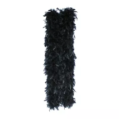 Black 150 Grams Chandelle Feather Boa Dance Party Halloween Costume • $21.98