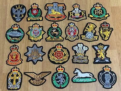 £11 • Buy British Army Units - Sew On Embroidered Biker Patches / Badges - Various Choices