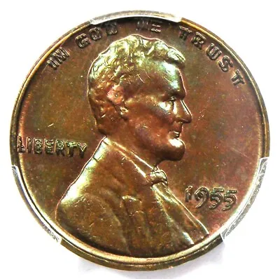 1955 Doubled Die Obverse Lincoln Cent 1C Penny DDO FS-101 - PCGS AU Details • $2313.25
