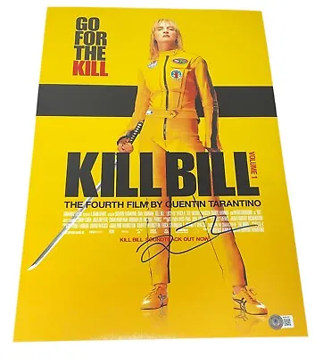 Quentin Tarantino Signed Autograph 12x18 Photo Kill Bill Poster Beckett BAS COA • $800
