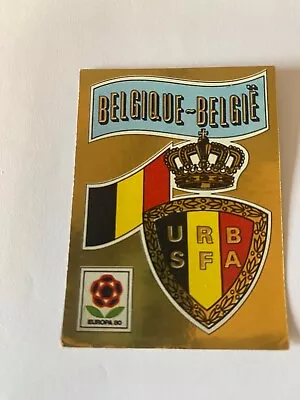Panini - Europa 80 - # 59 Belgique-Belgie Badge • £99.99