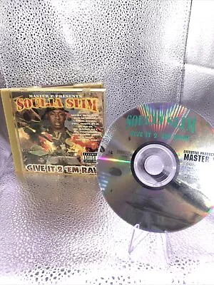 Soulja Slim CD Give It 2 'Em Raw 1998 PA Gold Tray Original Issue Master P • $34.99