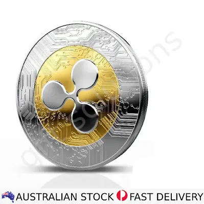 $6.90 • Buy Ripple Coin - XRP Commemorative Collectors Coin With Case