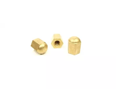 Lister D Stationary Engine Brass Dome Nuts Brass Lister D Cylinder Head Nuts X 3 • £14.99
