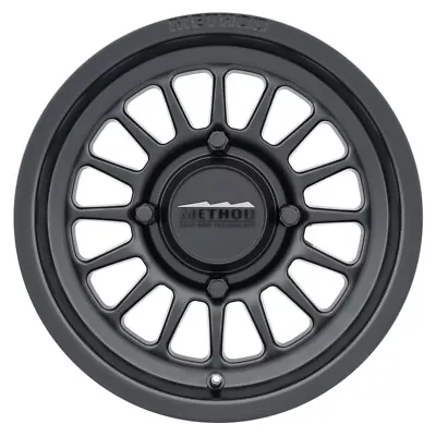 Method MR411 15x7 5+2/+38mm Offset 4x136 106.25mm CB Matte Black Wheel • $228.34